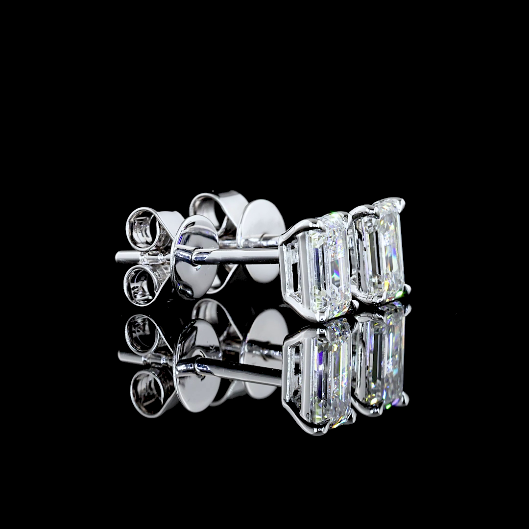 14K WHITE GOLDStuds Earrings