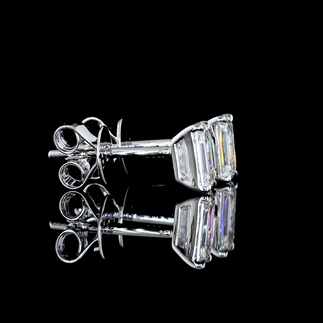 14K WHITE GOLDStuds Earrings