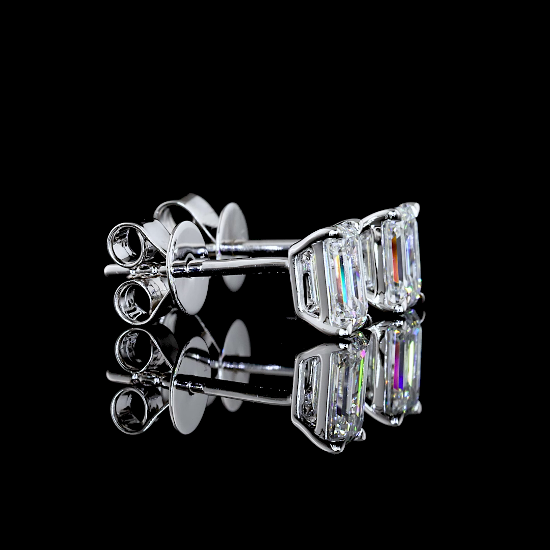 14K WHITE GOLDStuds Earrings