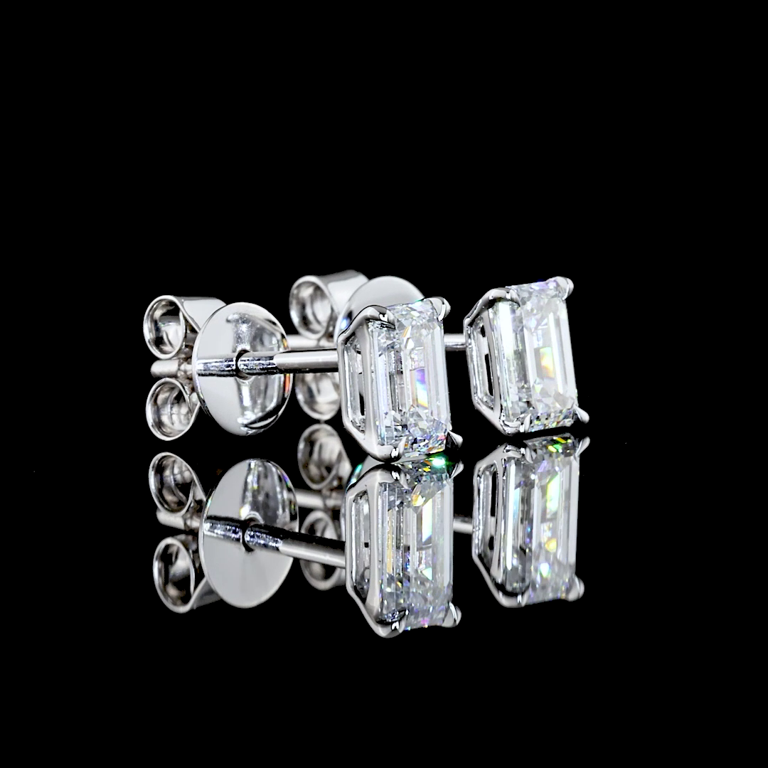 14K WHITE GOLDStuds Earrings