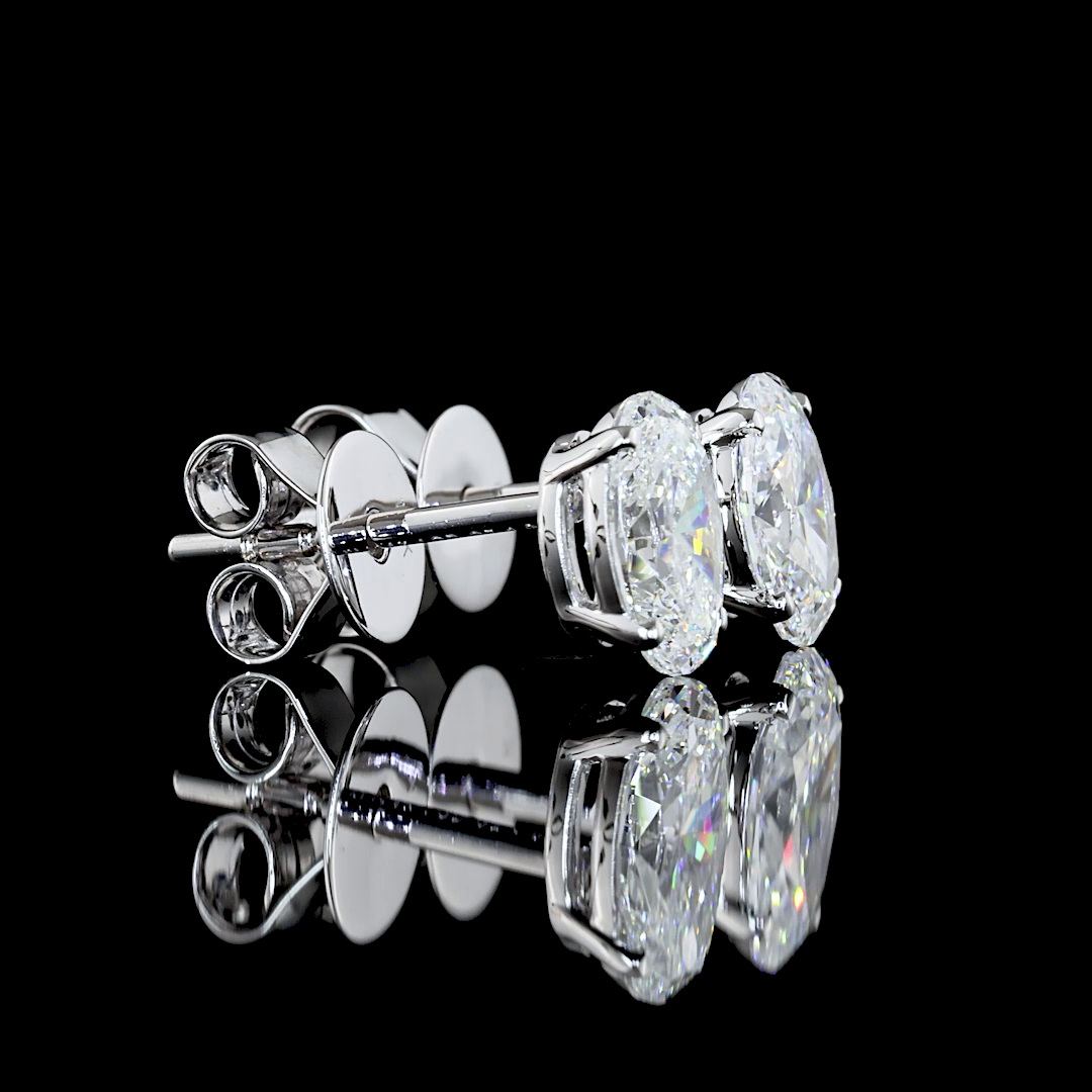 14K WHITE GOLDMartini Earrings