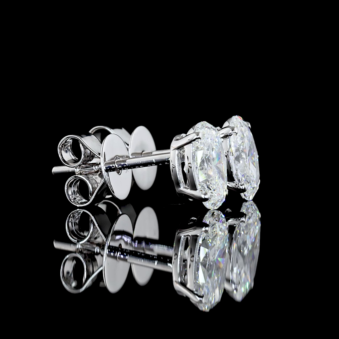 14K WHITE GOLDMartini Earrings