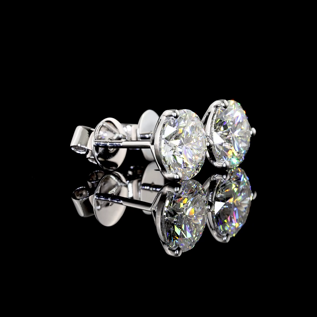 14K WHITE GOLDMartini Earrings