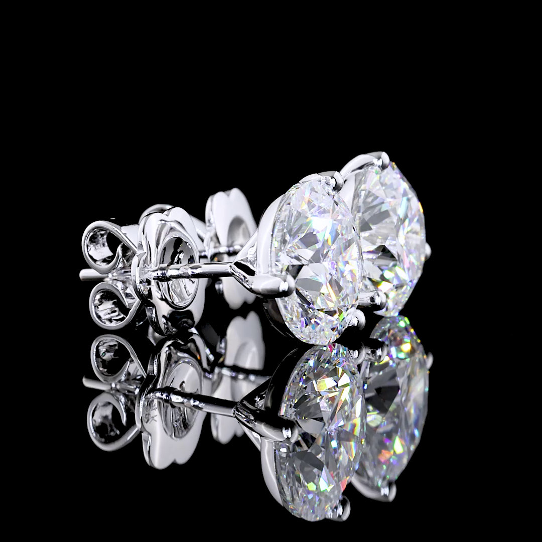 14K WHITE GOLDMartini Earrings