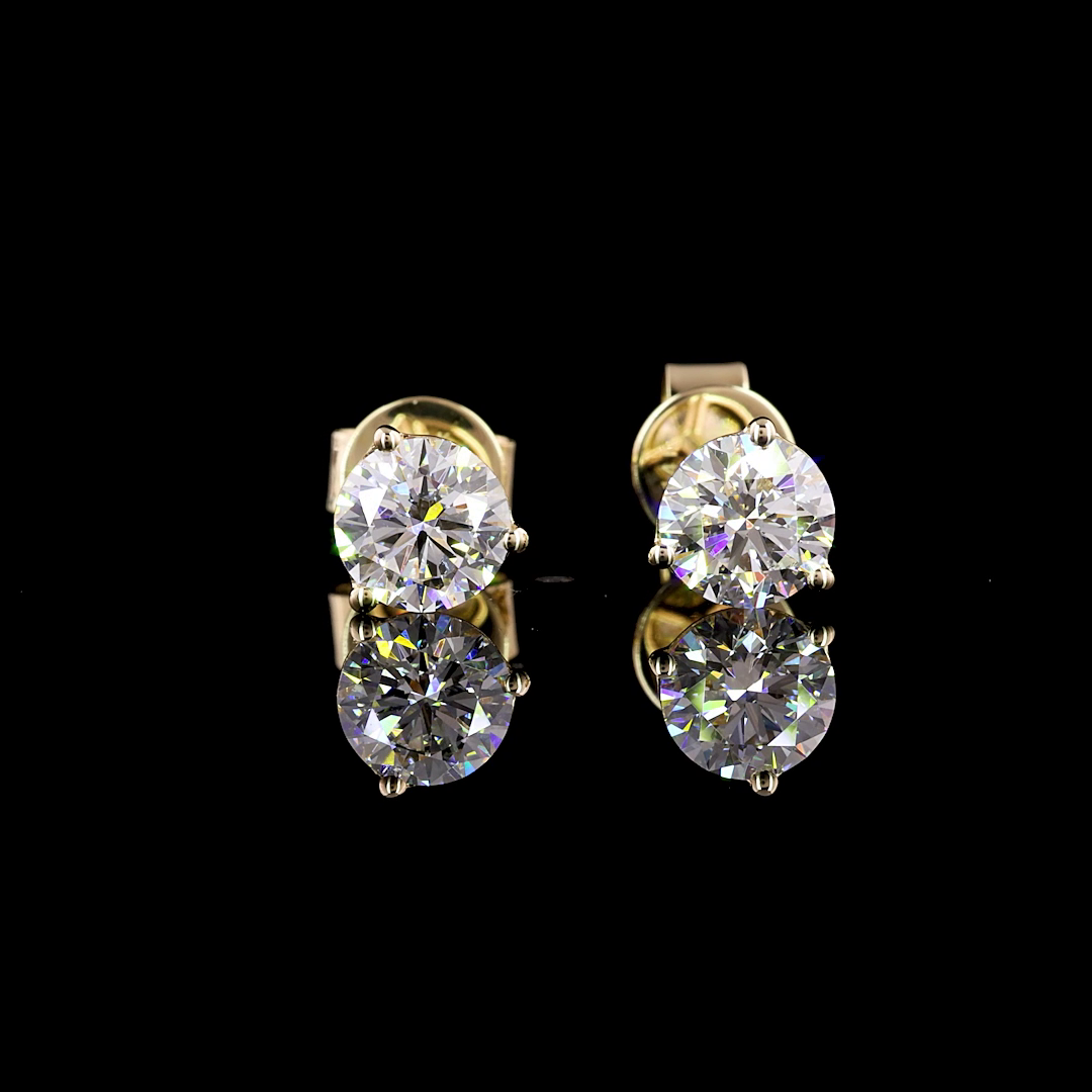 14K YELLOW GOLDMartini Earrings