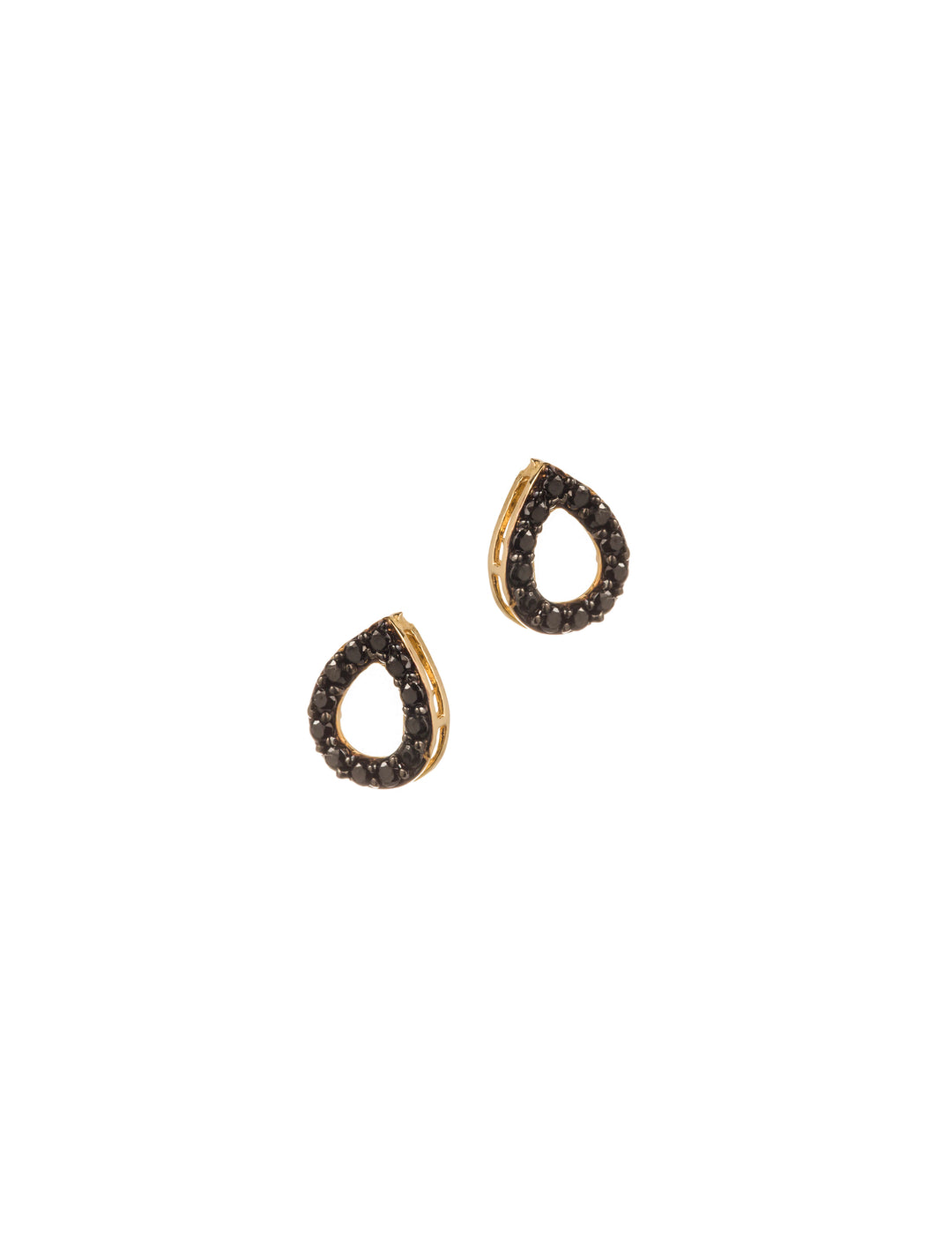 18K GOLD CLASSY TEAR EARRINGS