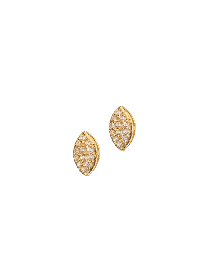 18K GOLD DROP SHAPE EARRINGS