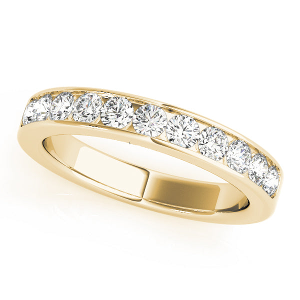 14K Yellow Gold Diamond Wedding Ring