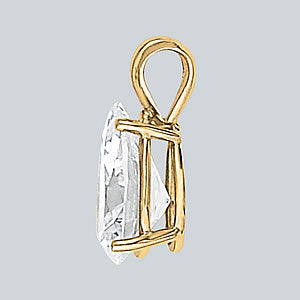 Solitaire Pendant in Premium Metals