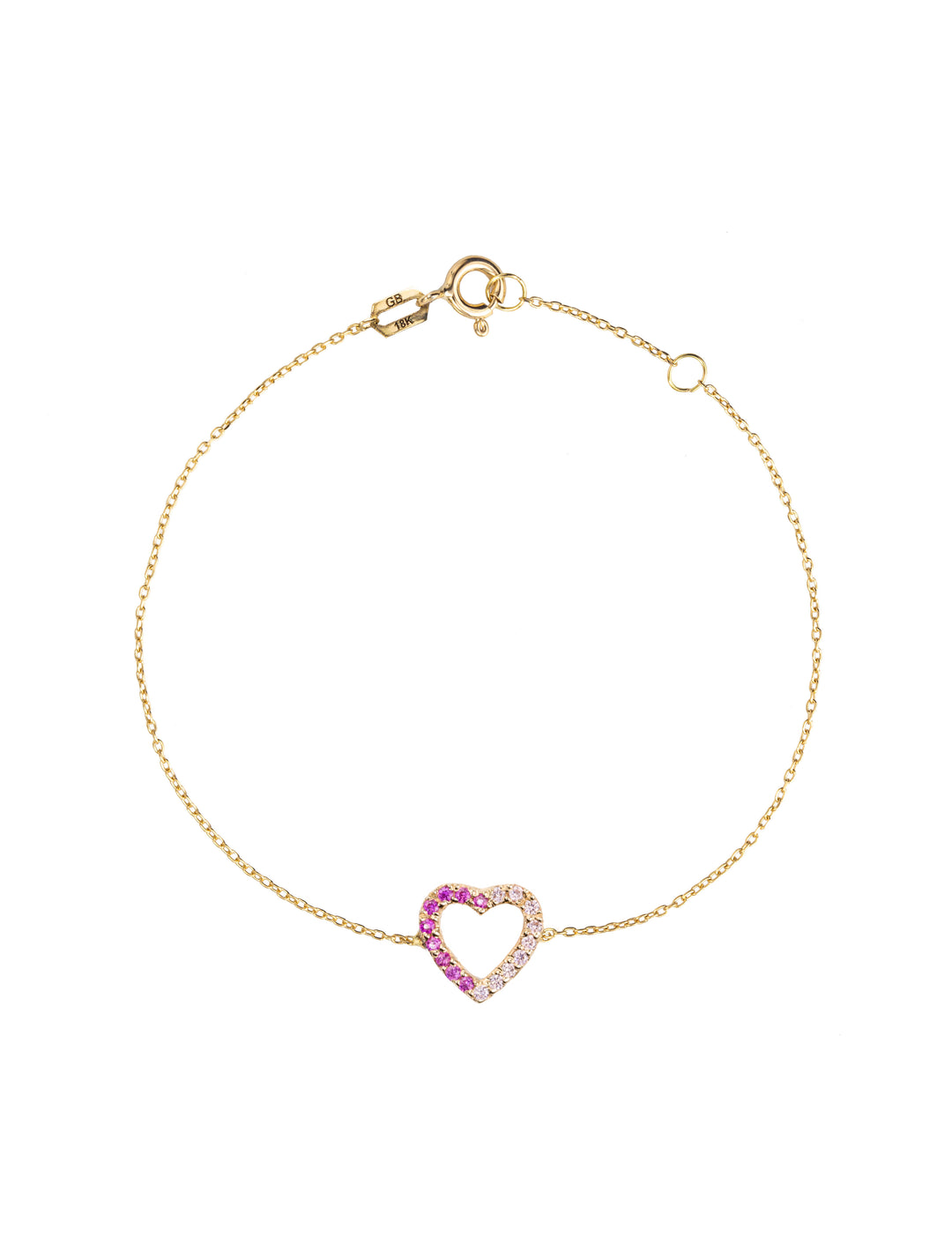 18K GOLD SHADES OF LOVE BRACELET