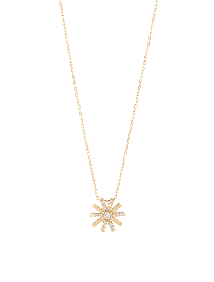 18K Gold Spring Bloom Diamond Necklace