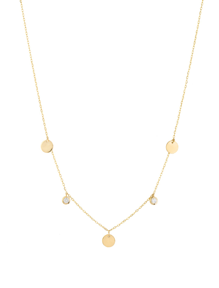 18K Gold Neat & Simple Necklace