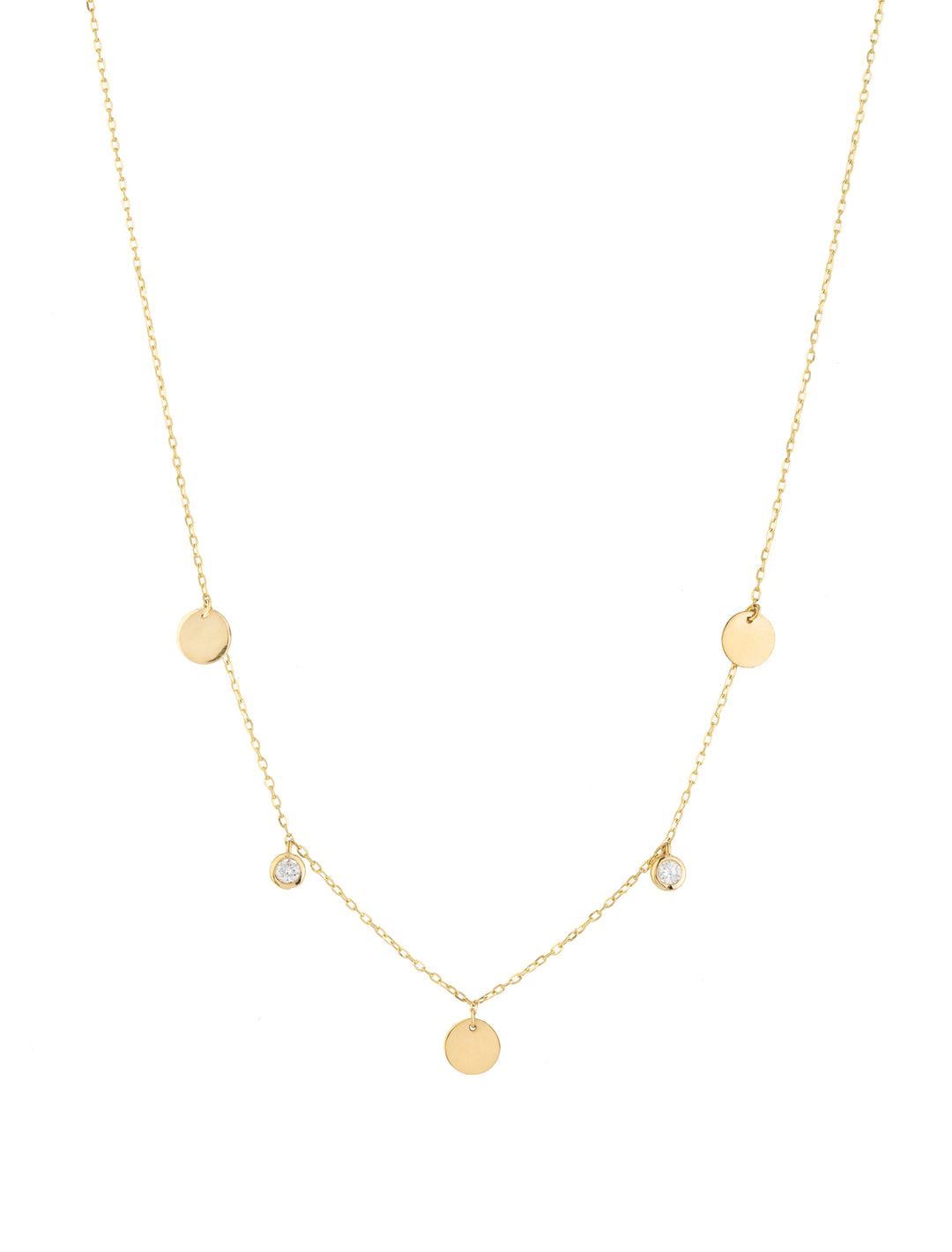 18K Gold Neat & Simple Necklace