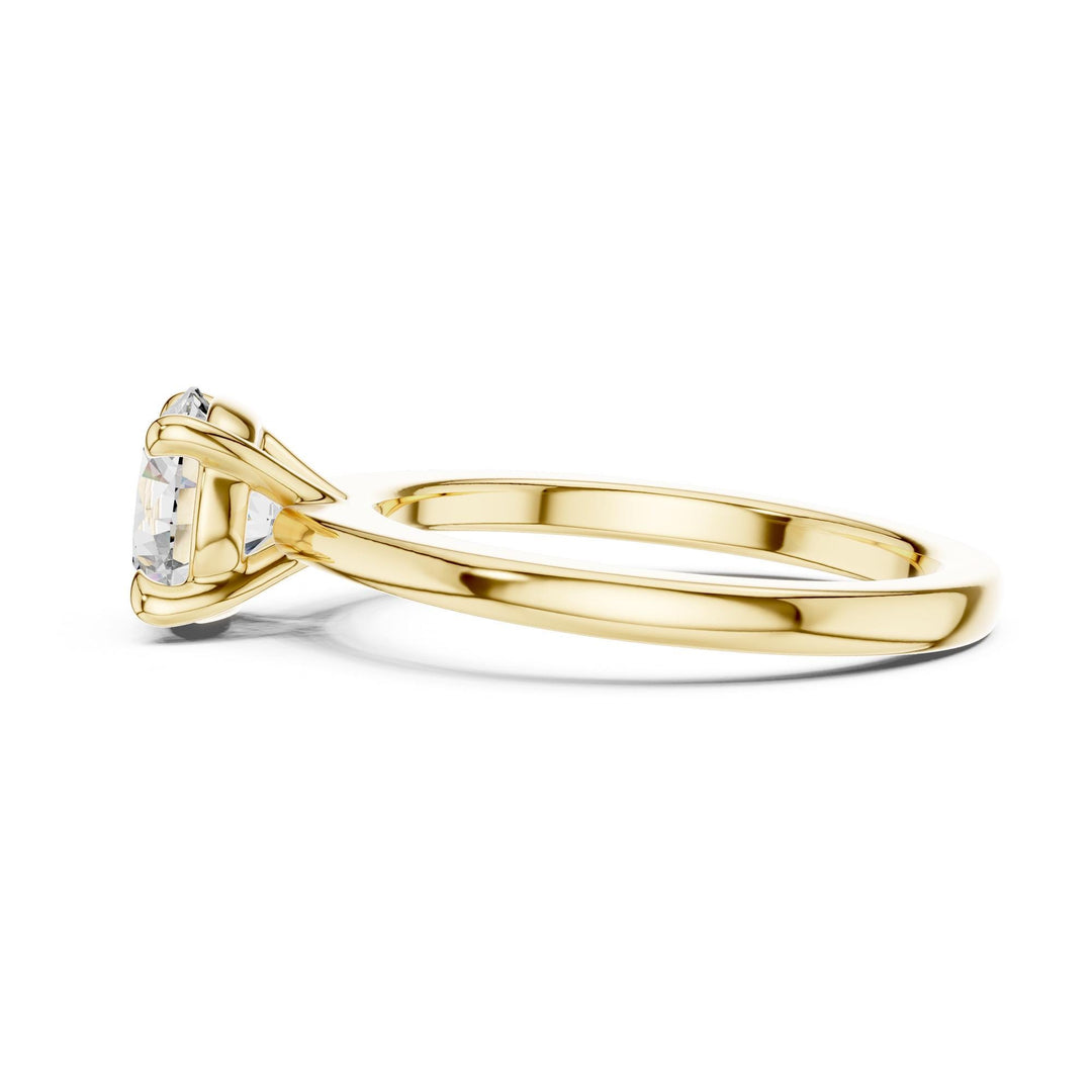 Round Cut Lab Grown Diamond Solitaire Ring