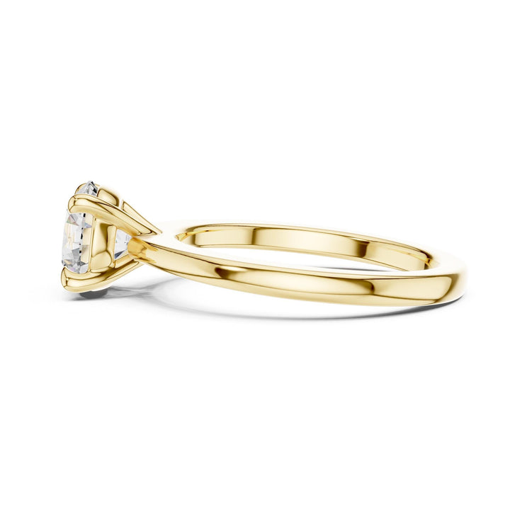 Round Cut Lab Grown Diamond Solitaire Ring