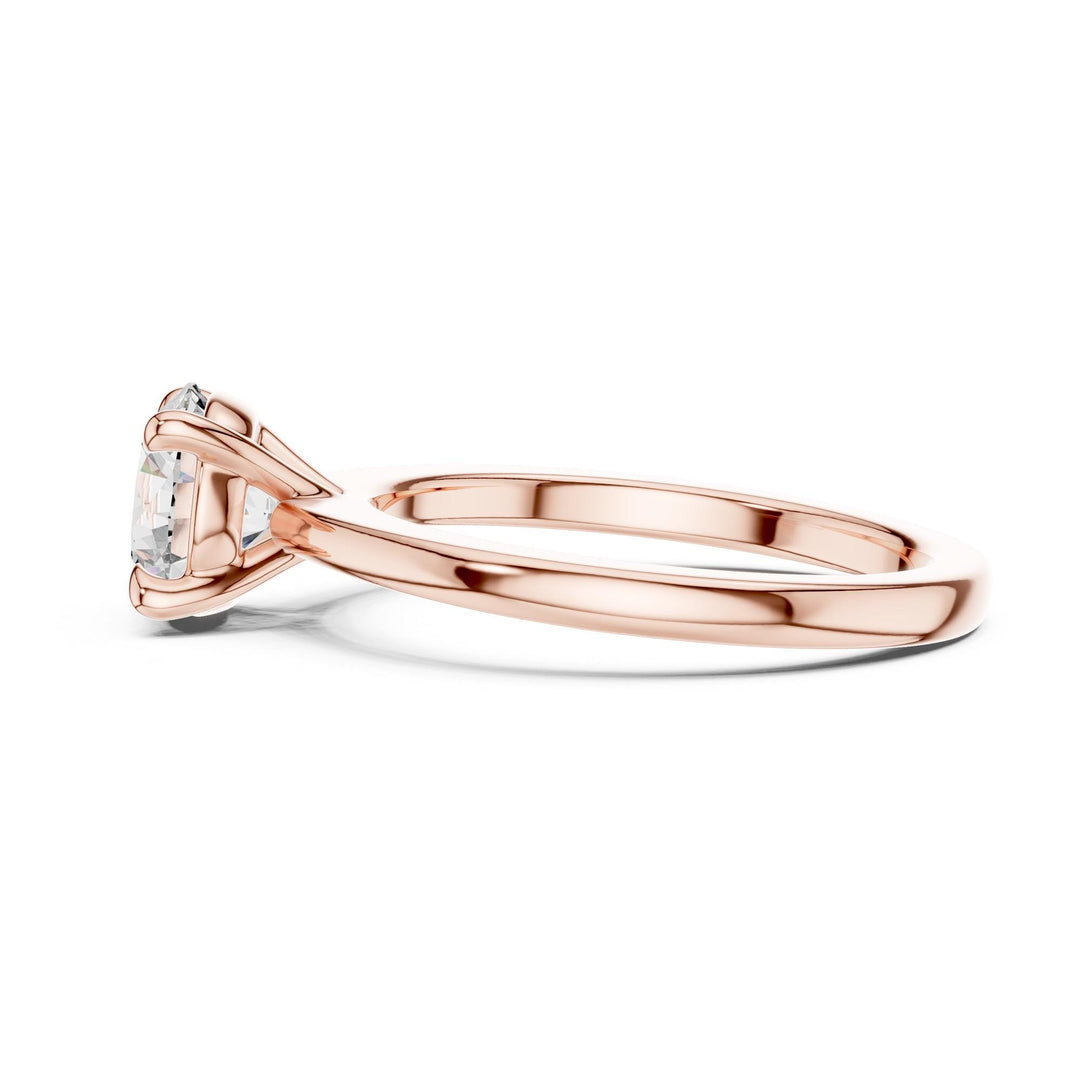 Round Cut Lab Grown Diamond Solitaire Ring