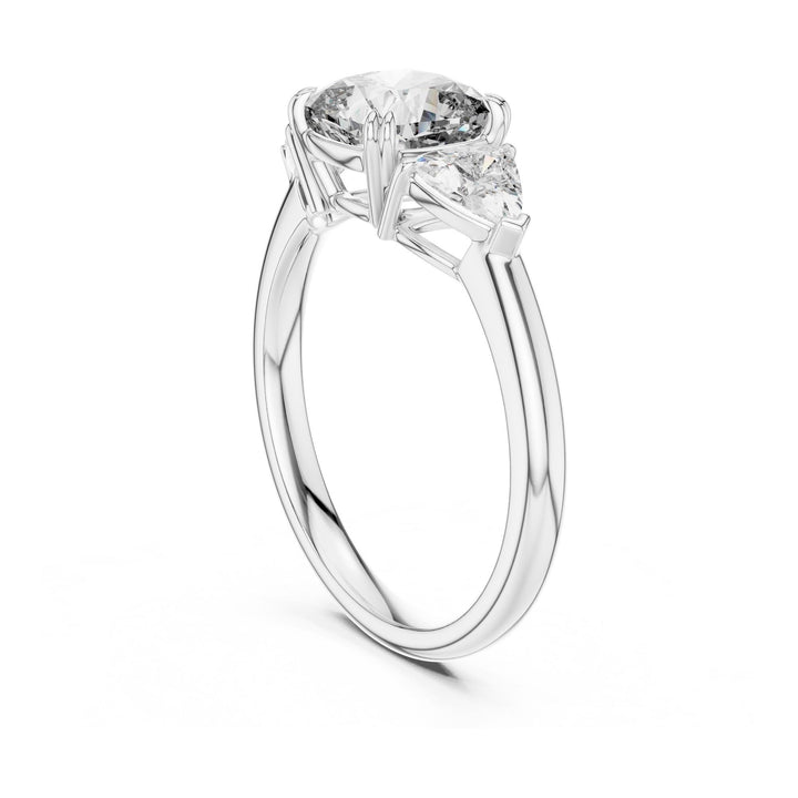 Cushion Cut Lab Grown Diamond Cluster Ring, 2.39ct Total, Solid Gold