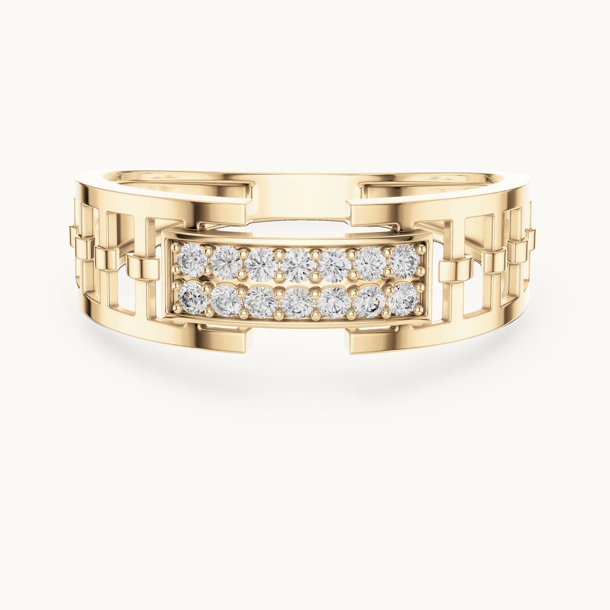 Round Cut Lab Grown Diamond Cluster Ring, 0.17ct Total, Solid Gold