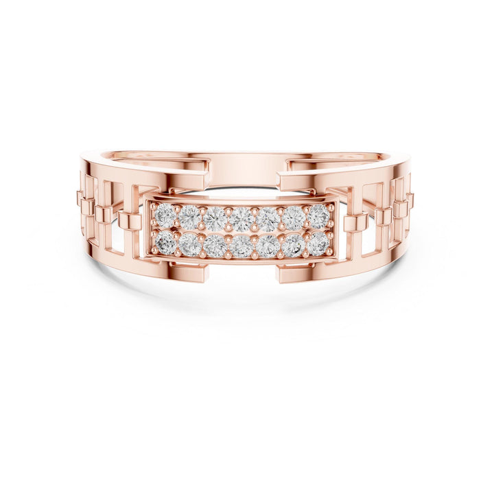 Round Cut Lab Grown Diamond Cluster Ring, 0.17ct Total, Solid Gold