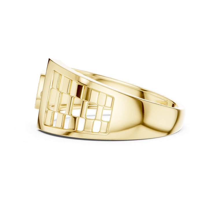 Round Cut Lab Grown Diamond Cluster Ring, 0.17ct Total, Solid Gold
