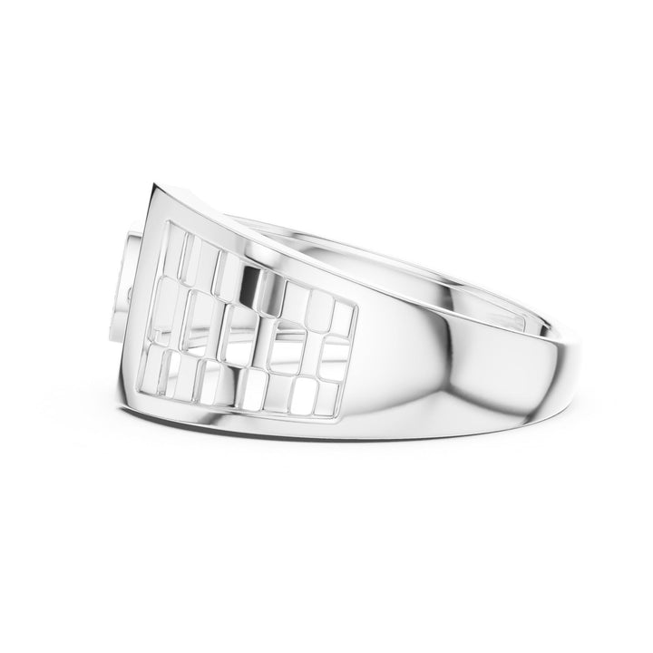 Round Cut Lab Grown Diamond Cluster Ring, 0.17ct Total, Solid Gold