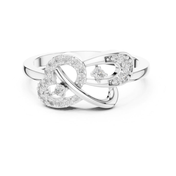 Round Cut Lab Grown Diamond Cluster Ring, 0.19ct Total, Solid Gold