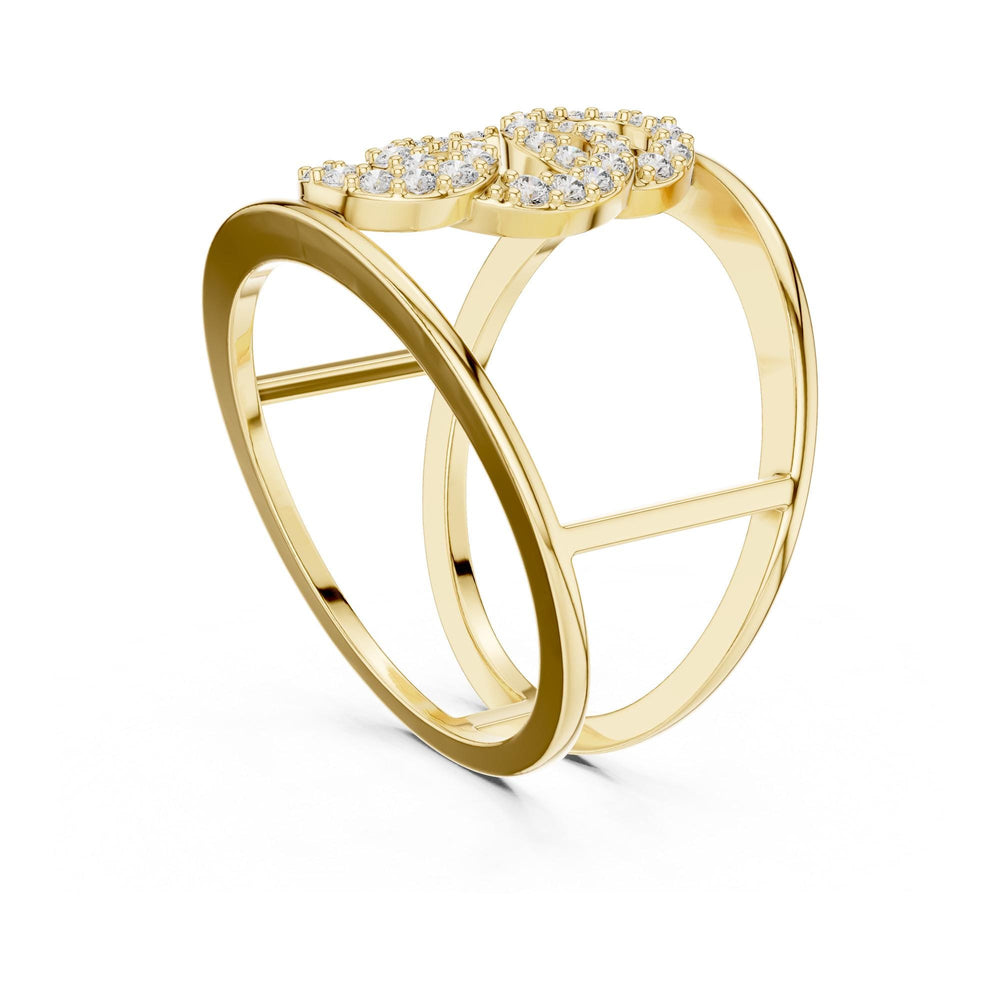 Round Cut Lab Grown Diamond Cluster Ring, 0.29ct Total, Solid Gold