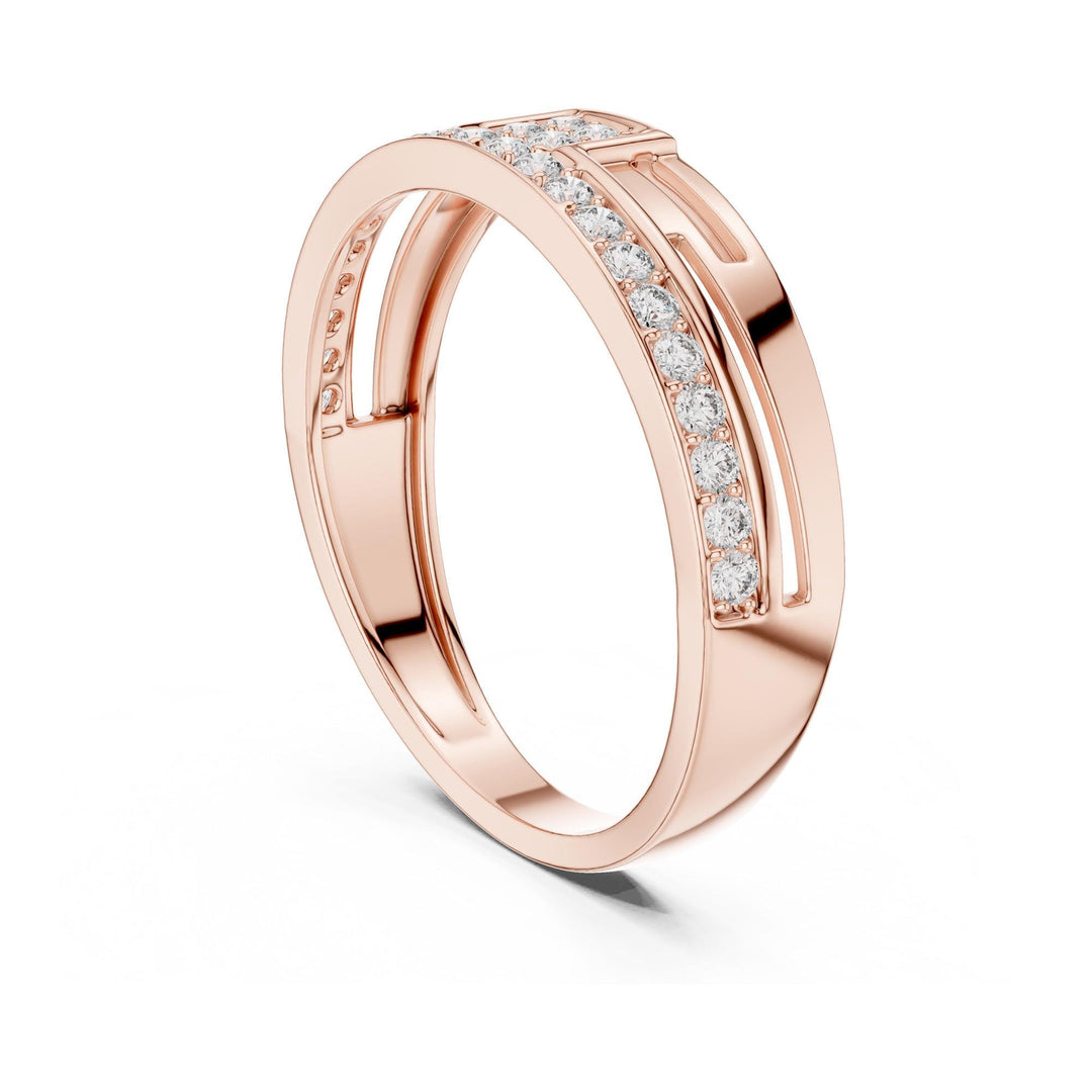 Round Cut Lab Grown Diamond Full Eternity Band, 0.31ct Total, Solid Gold