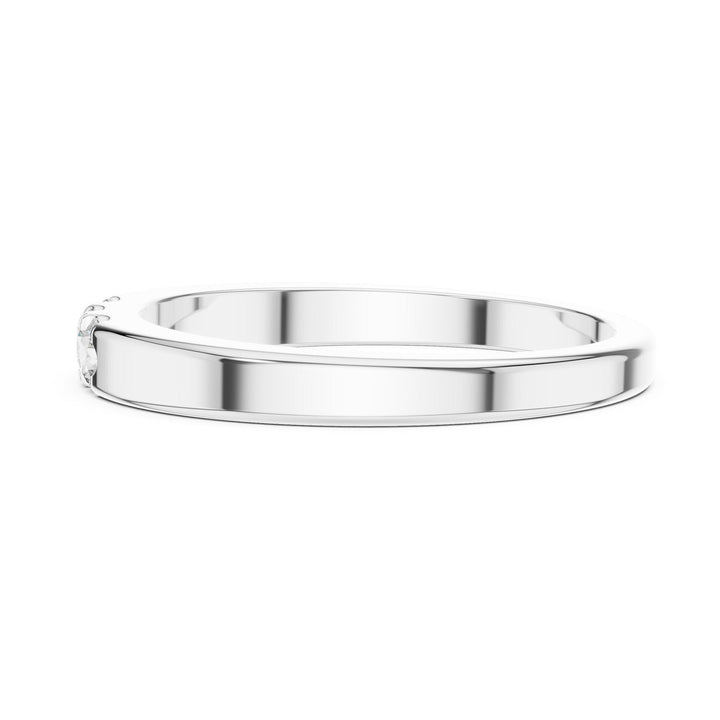 Round Cut Lab Grown Diamond Cluster Ring, 0.20ct Total, Solid Gold