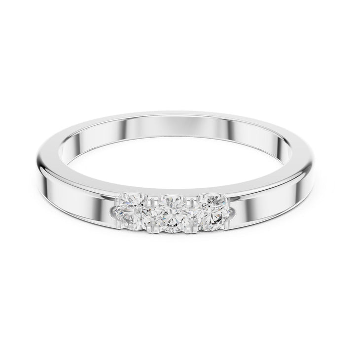 Round Cut Lab Grown Diamond Cluster Ring, 0.20ct Total, Solid Gold