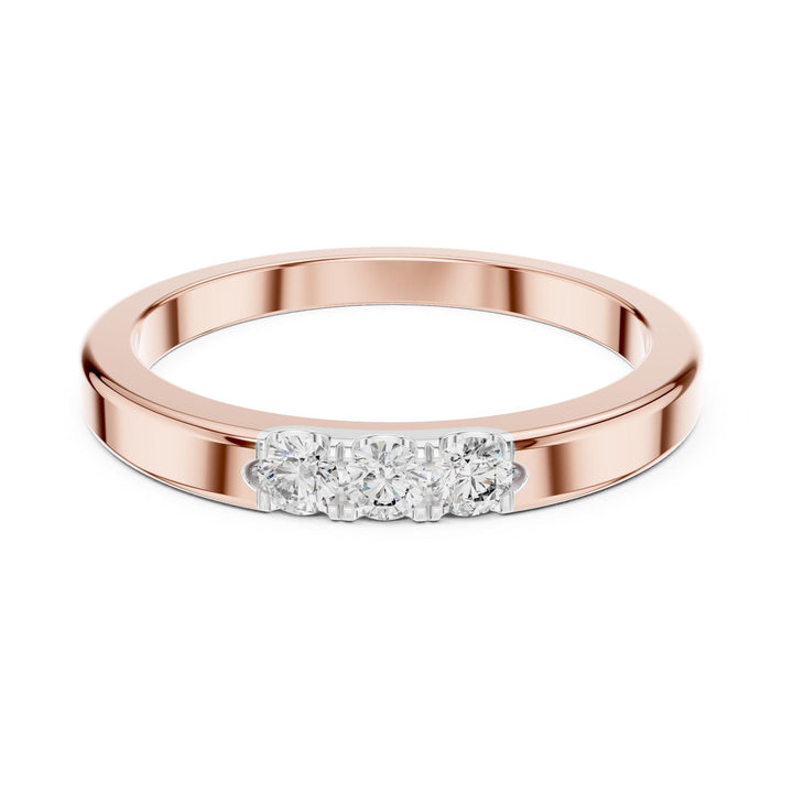 Round Cut Lab Grown Diamond Cluster Ring, 0.20ct Total, Solid Gold