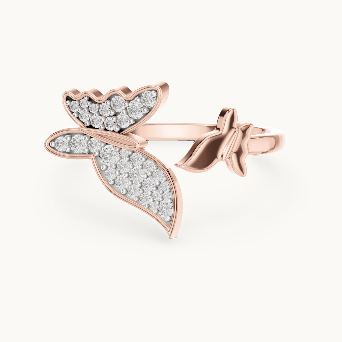 Round Cut Lab Grown Diamond Cluster Ring, 0.22ct Total, Solid Gold