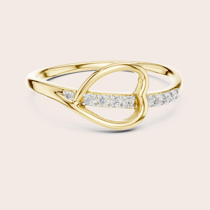 Round Cut Lab Grown Diamond Cluster Ring, 0.08ct Total, Solid Gold