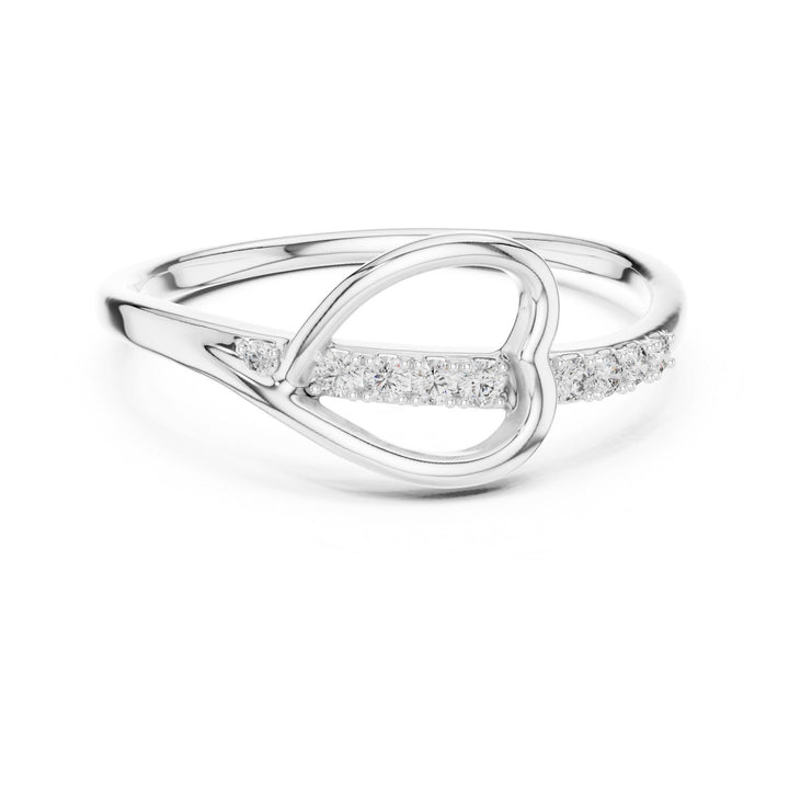 Round Cut Lab Grown Diamond Cluster Ring, 0.08ct Total, Solid Gold