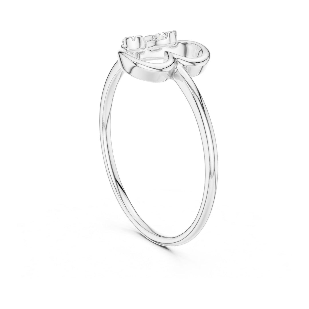 Round Cut Lab Grown Diamond Cluster Ring, 0.10ct Total, Solid Gold