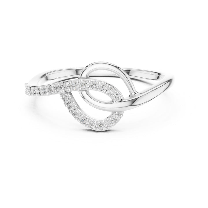 Round Cut Lab Grown Diamond Cluster Ring, 0.12ct Total, Solid Gold