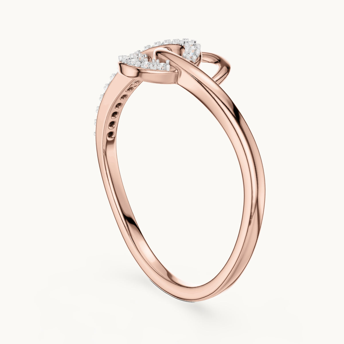 Round Cut Lab Grown Diamond Cluster Ring, 0.12ct Total, Solid Gold