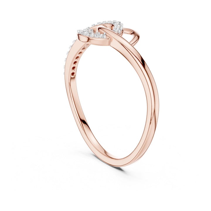 Round Cut Lab Grown Diamond Cluster Ring, 0.12ct Total, Solid Gold