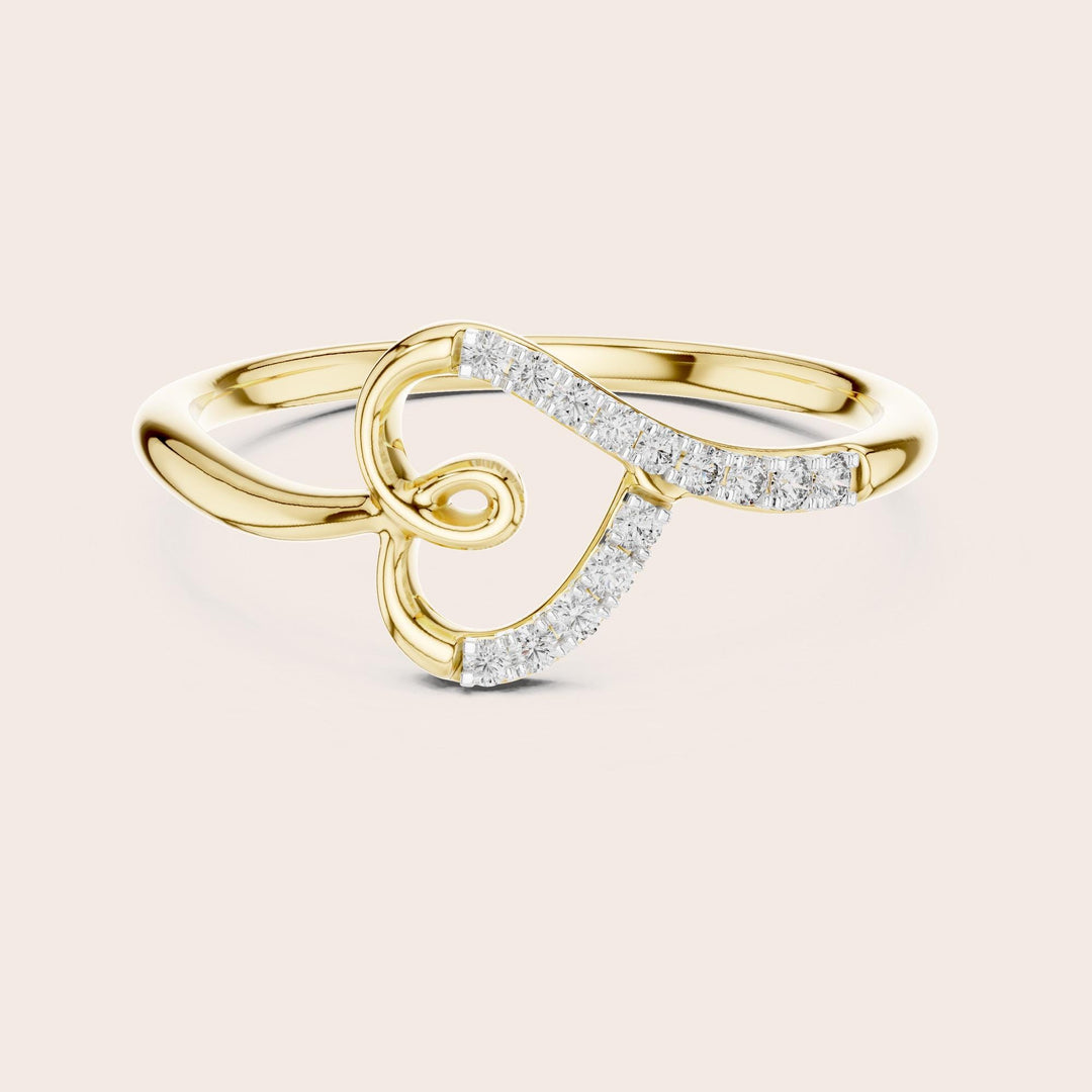 Round Cut Lab Grown Diamond Cluster Ring, 0.08ct Total, Solid Gold