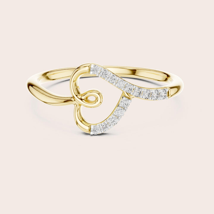 Round Cut Lab Grown Diamond Cluster Ring, 0.08ct Total, Solid Gold