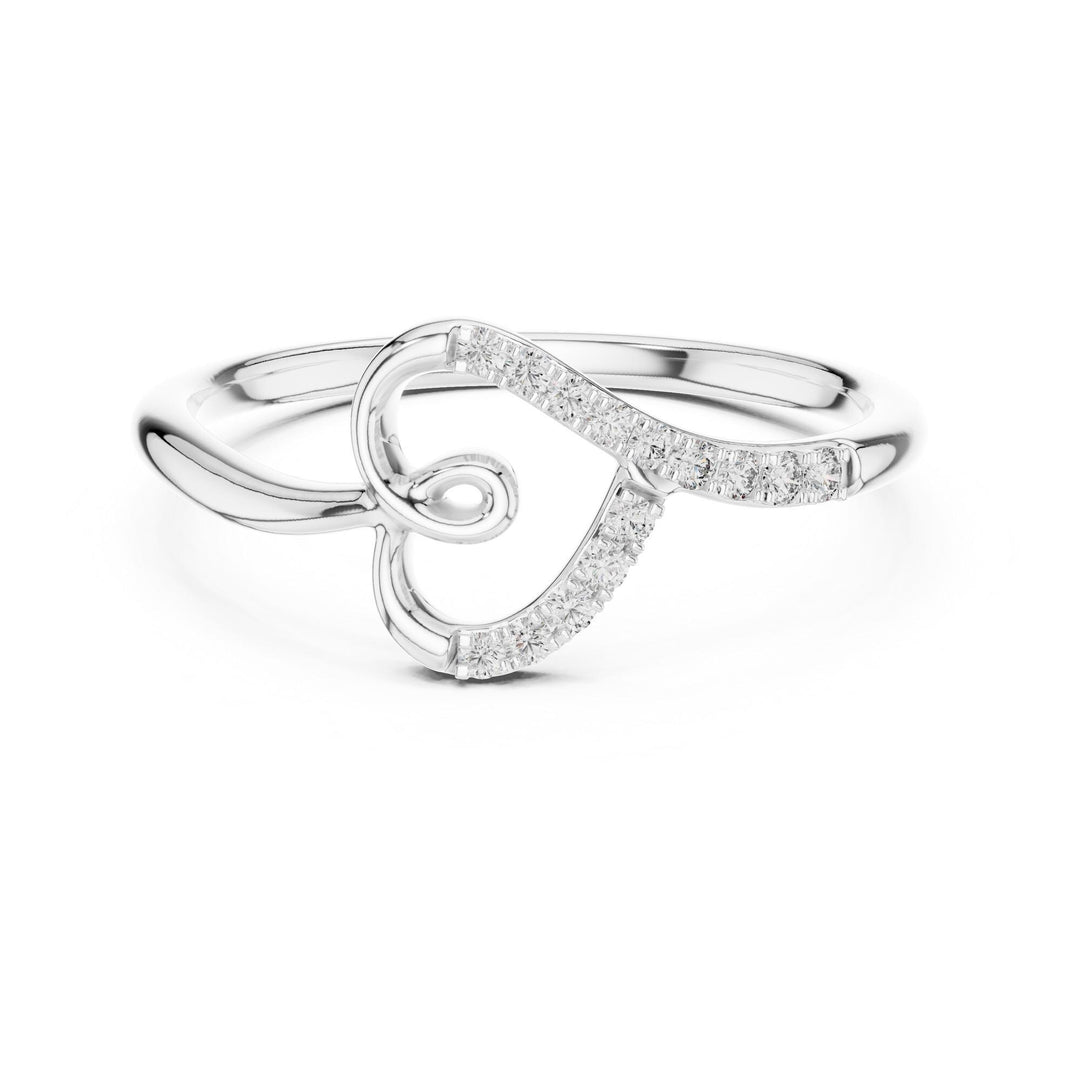 Round Cut Lab Grown Diamond Cluster Ring, 0.08ct Total, Solid Gold