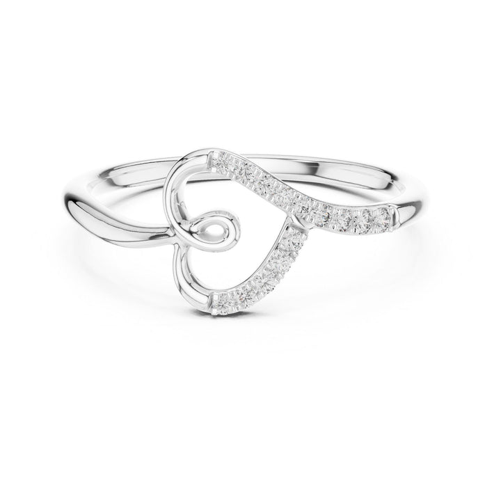 Round Cut Lab Grown Diamond Cluster Ring, 0.08ct Total, Solid Gold