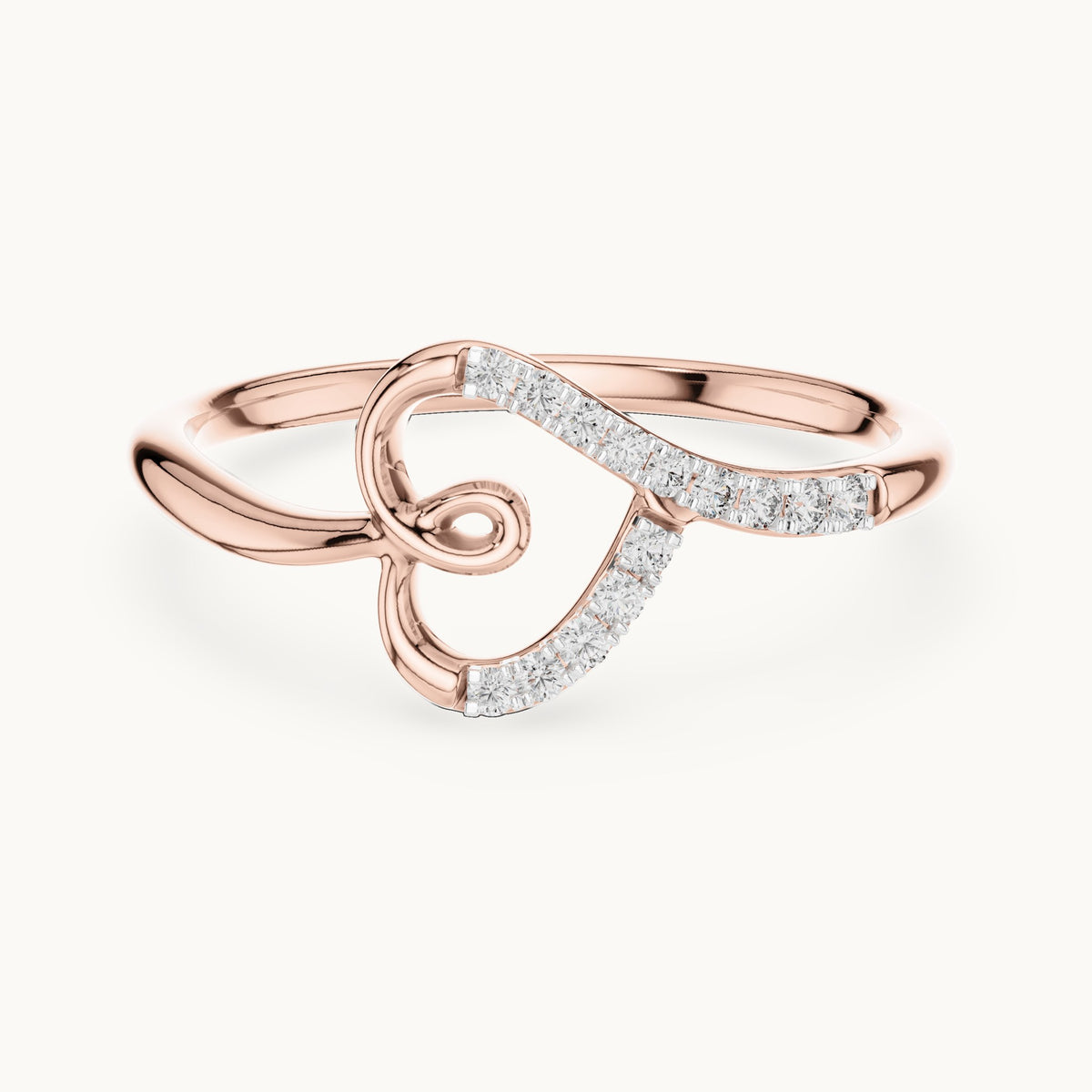 Round Cut Lab Grown Diamond Cluster Ring, 0.08ct Total, Solid Gold