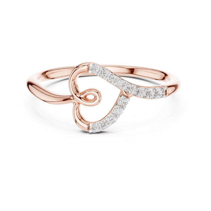 Round Cut Lab Grown Diamond Cluster Ring, 0.08ct Total, Solid Gold