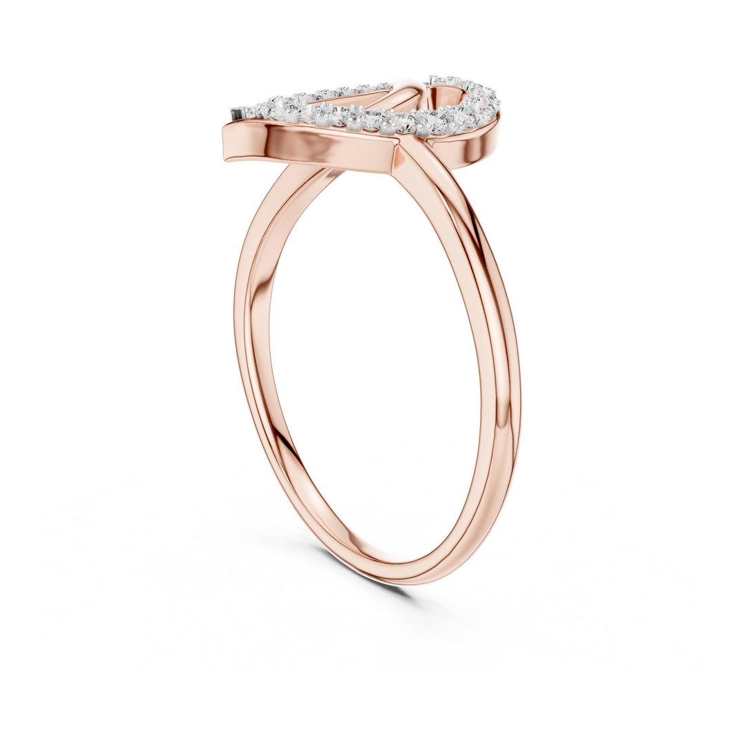 Round Cut Lab Grown Diamond Cluster Ring, 0.12ct Total, Solid Gold