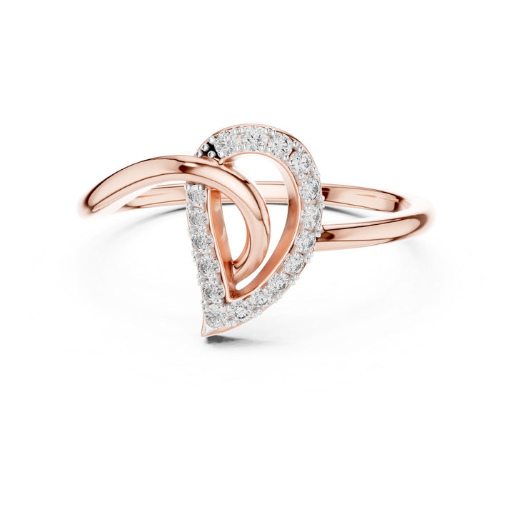 Round Cut Lab Grown Diamond Cluster Ring, 0.12ct Total, Solid Gold