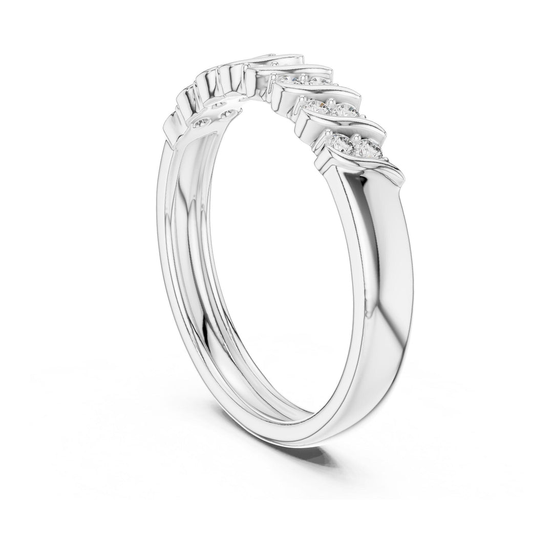 Round Cut Lab Grown Diamond Cluster Ring, 0.17ct Total, Solid Gold