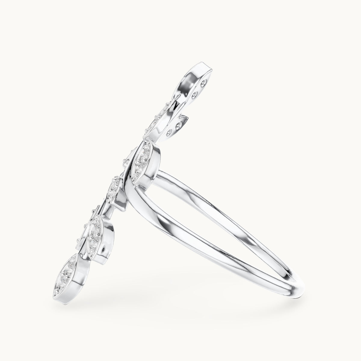 Round Cut Lab Grown Diamond Cluster Ring, 0.16ct Total, Solid Gold