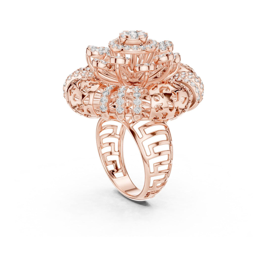 Round Cut Lab Grown Diamond Half Eternity Band, 1.98ct Total, Solid Gold