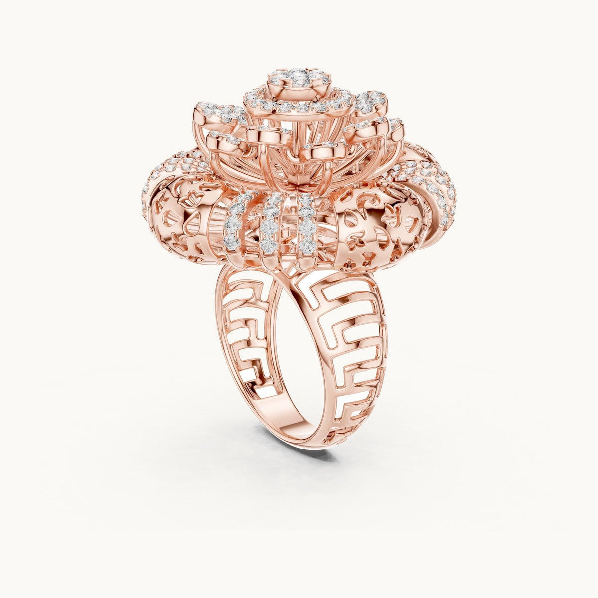 Round Cut Lab Grown Diamond Half Eternity Band, 1.98ct Total, Solid Gold